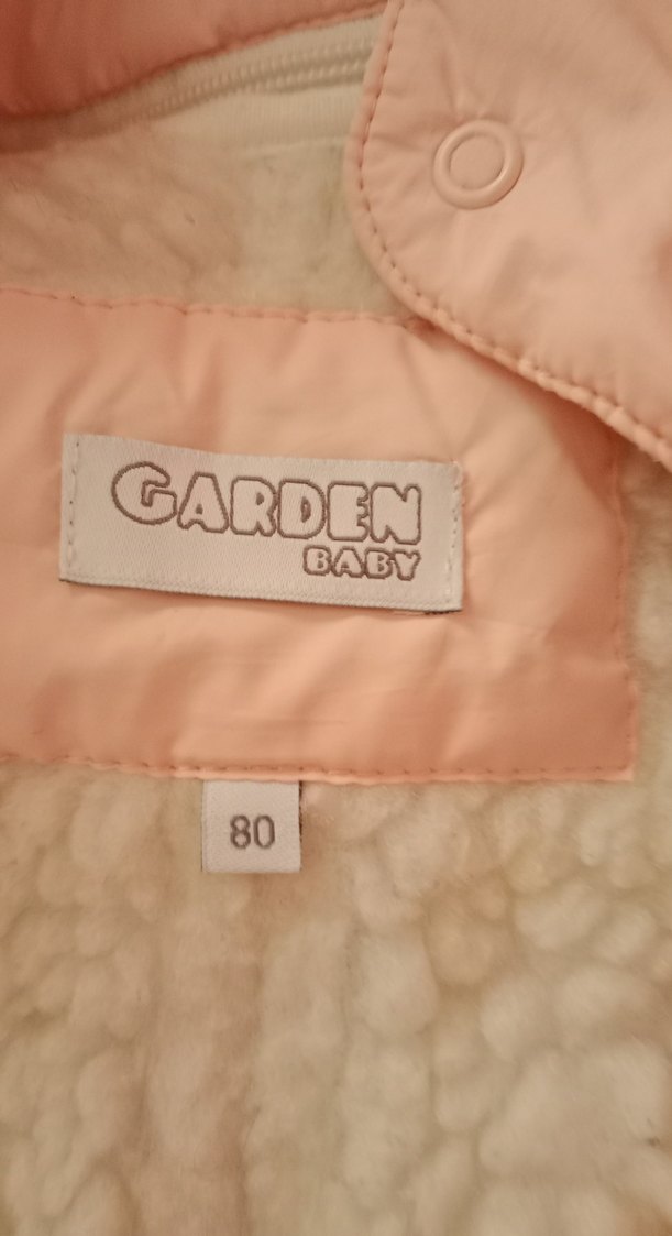 Kürklü Kapüşonlu Pembe Bebek Tulumu - Görsel 4