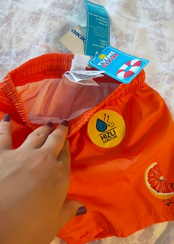 LC Waikiki Turuncu Erkek Çocuk Şort