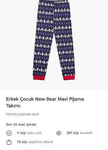 6 Yaş Beden Penti pijama takim