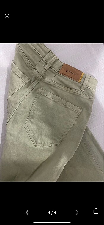 s Beden yeşil Renk stradivarius jean