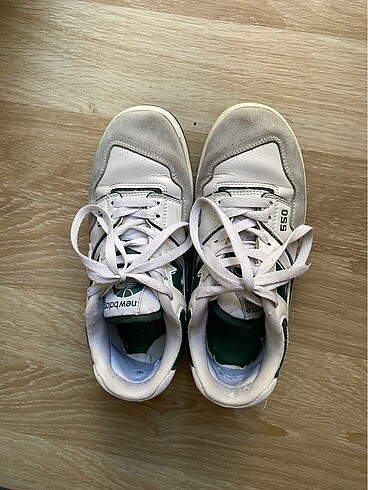 38,5 Beden New Balance550 ayakkabı