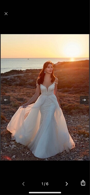 Aysira balık model gelinlik