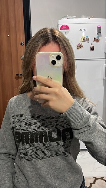xs Beden hummel gri üst