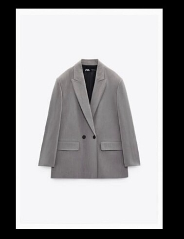 zara gri blazer