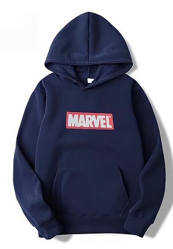 Marvel baskılı oversize unisex sweatshirt