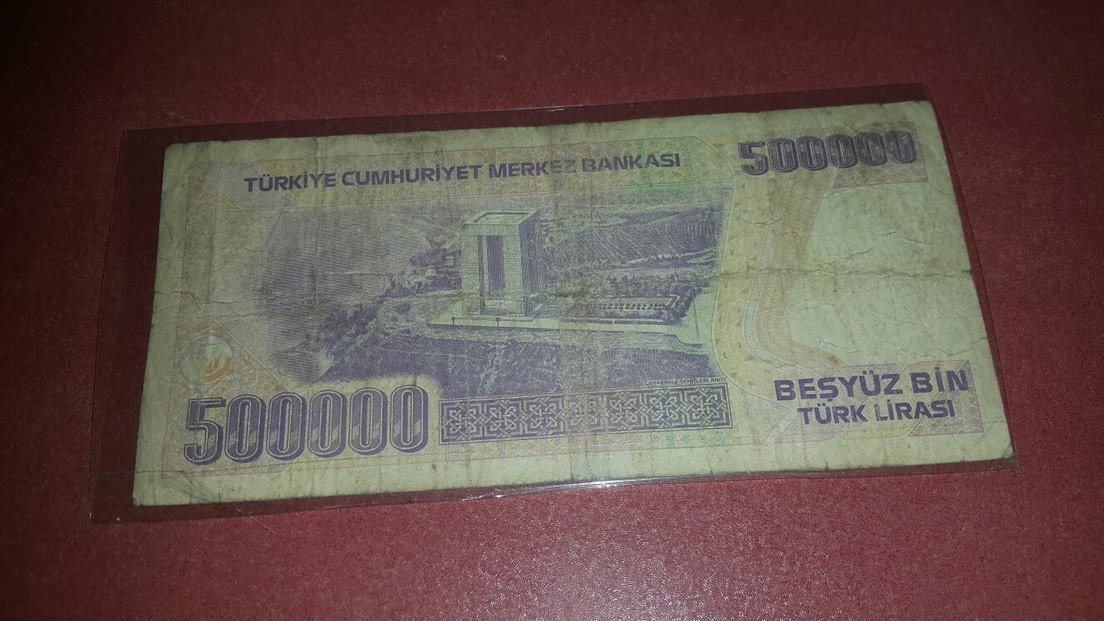 500.000 Türk Lirası Eski Banknot - Görsel 2
