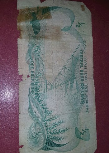 Antika 1/2 Libya Dinari - Görsel 2