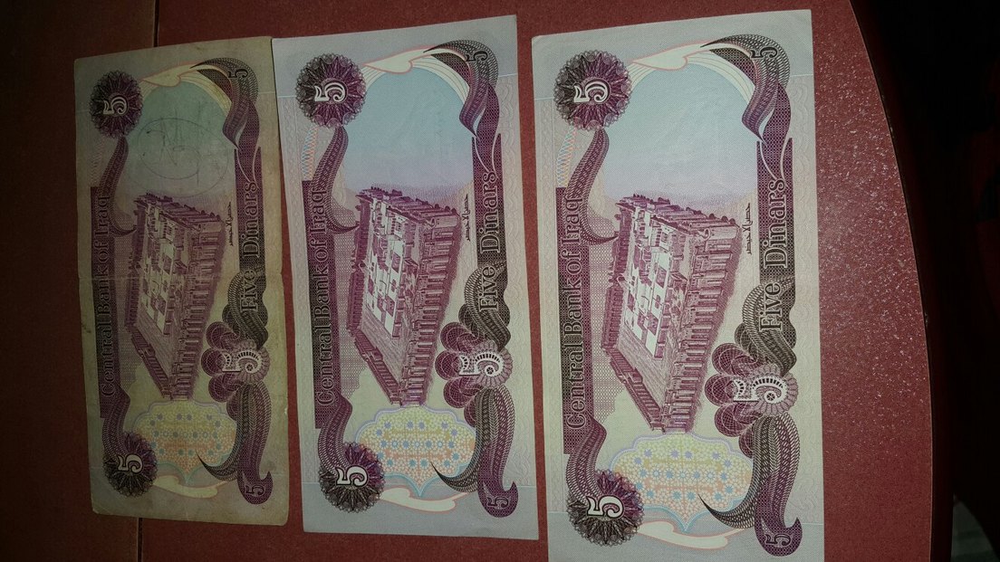 3 Adet Antika 5 ırak dinari - Görsel 2