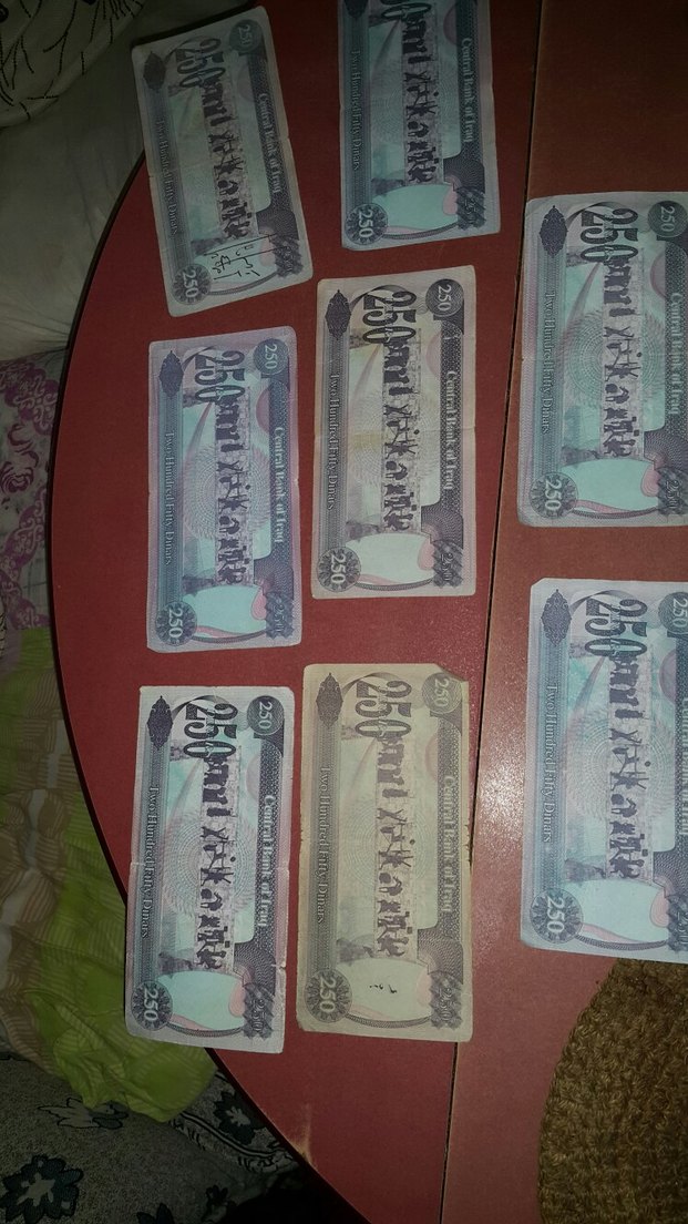 7 Adet Antika 250 ırak dinari - Görsel 3