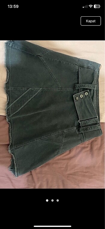 Asimetrik Vintage Etek