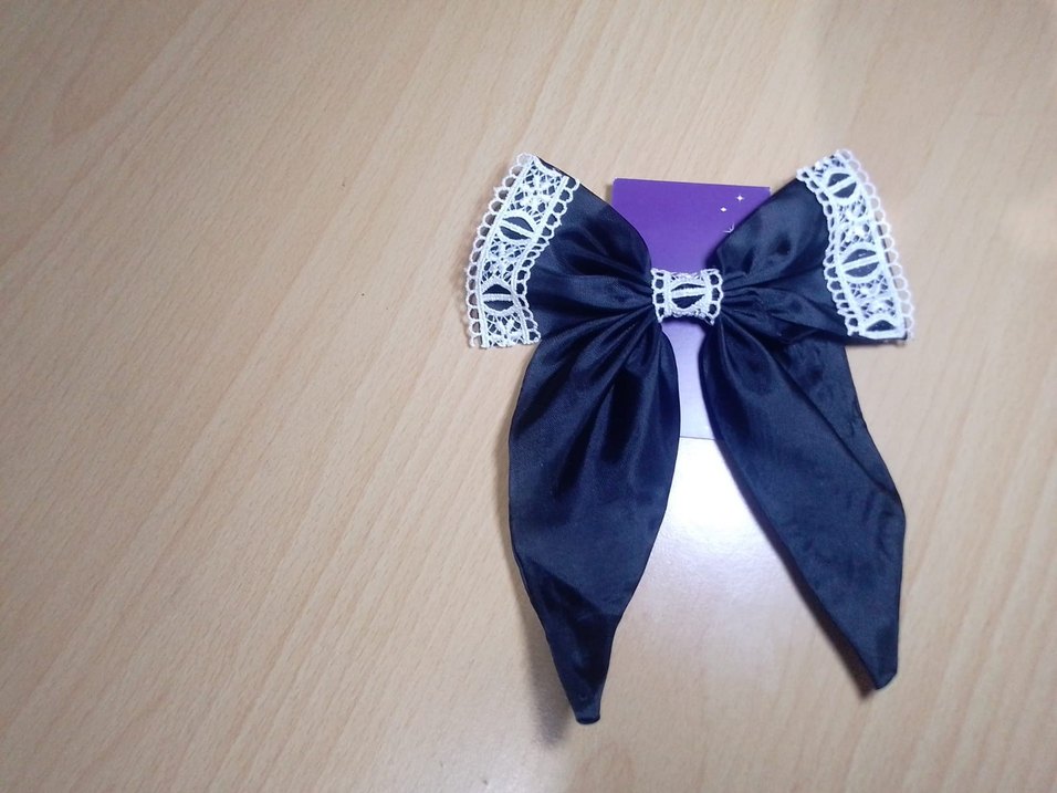 Mor Gotik Fiyonk Saç Aksesuarı - Görsel 2