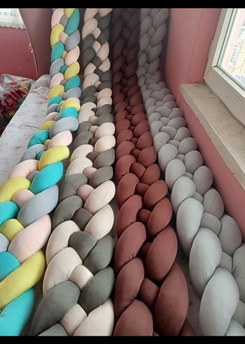 Çocuklar için çok renkli örgü battaniye - Görsel 2