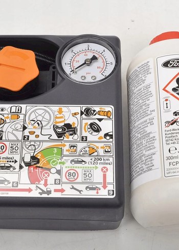 FORD MARKA ORİJİNAL Siyah Baskılı Plastik Hava Pompası Seti - Görsel 4