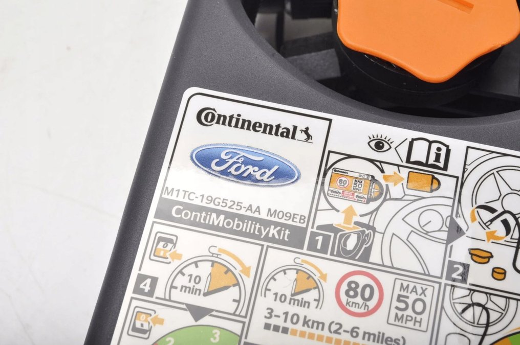 FORD MARKA ORİJİNAL Siyah Baskılı Plastik Hava Pompası Seti - Görsel 2