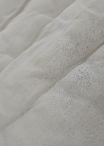 Çift kişilik orijinal el dokuması beyaz yün yorgan - Görsel 6
