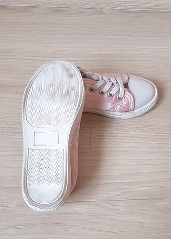 Pembe Bağcıklı Kız Çocuk Spor Ayakkabı - Görsel 5