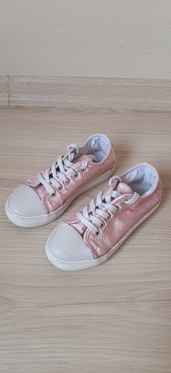 Pembe Bağcıklı Kız Çocuk Spor Ayakkabı - Görsel 2