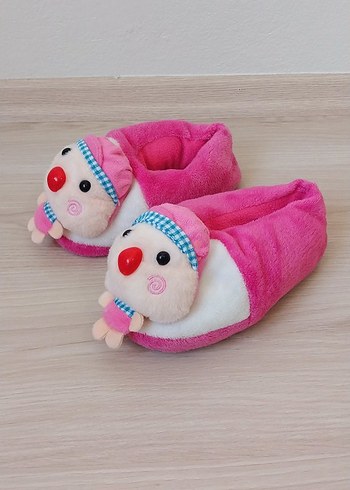 Renkli Nakışlı Kız Çocuk Ev Terliği - Görsel 3