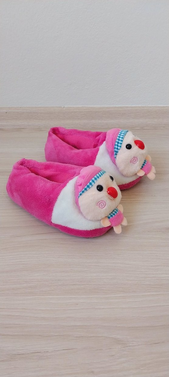 Renkli Nakışlı Kız Çocuk Ev Terliği - Görsel 2