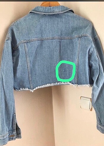 xs Beden Topshop crop oversize kot ceket