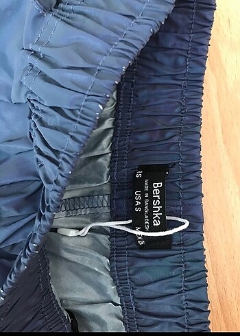 s Beden Bershka hologram eşofman paraşüt pantolon jogger