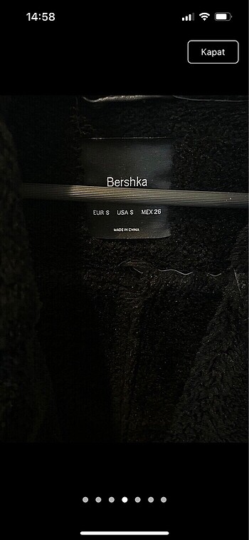s Beden Bershka kürklü deri ceket mont kaban