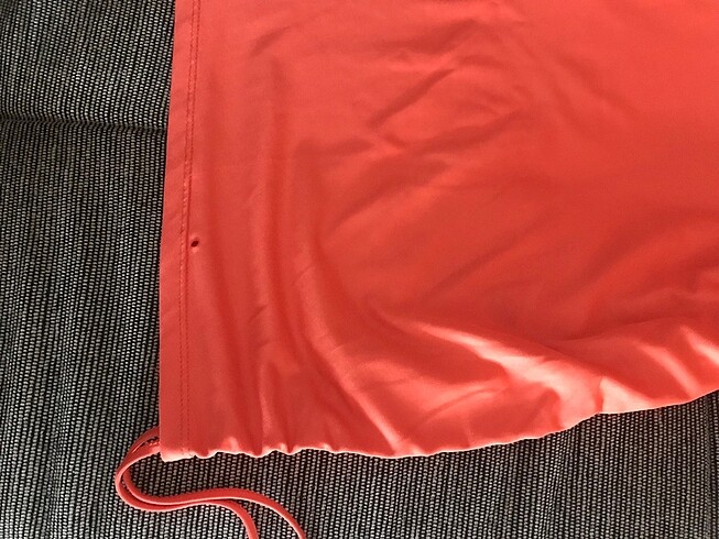 xs Beden turuncu Renk H&M mini kısa askılı yazlık elbise