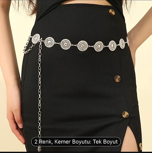 Silver gümüş kemer