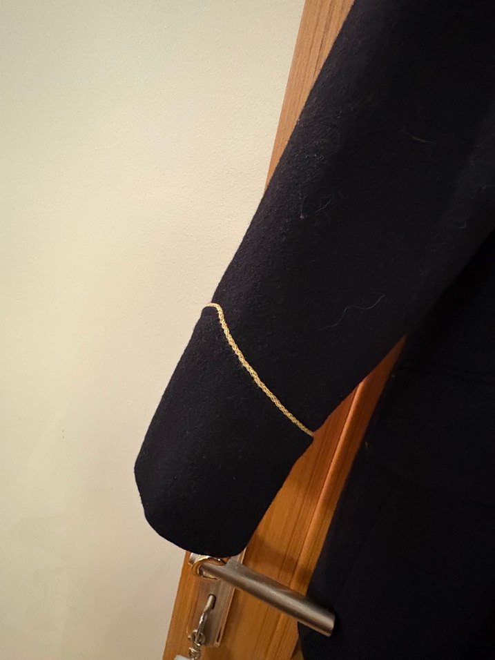 Mango Kaşe Düğmeli Siyah Kaban - Görsel 2