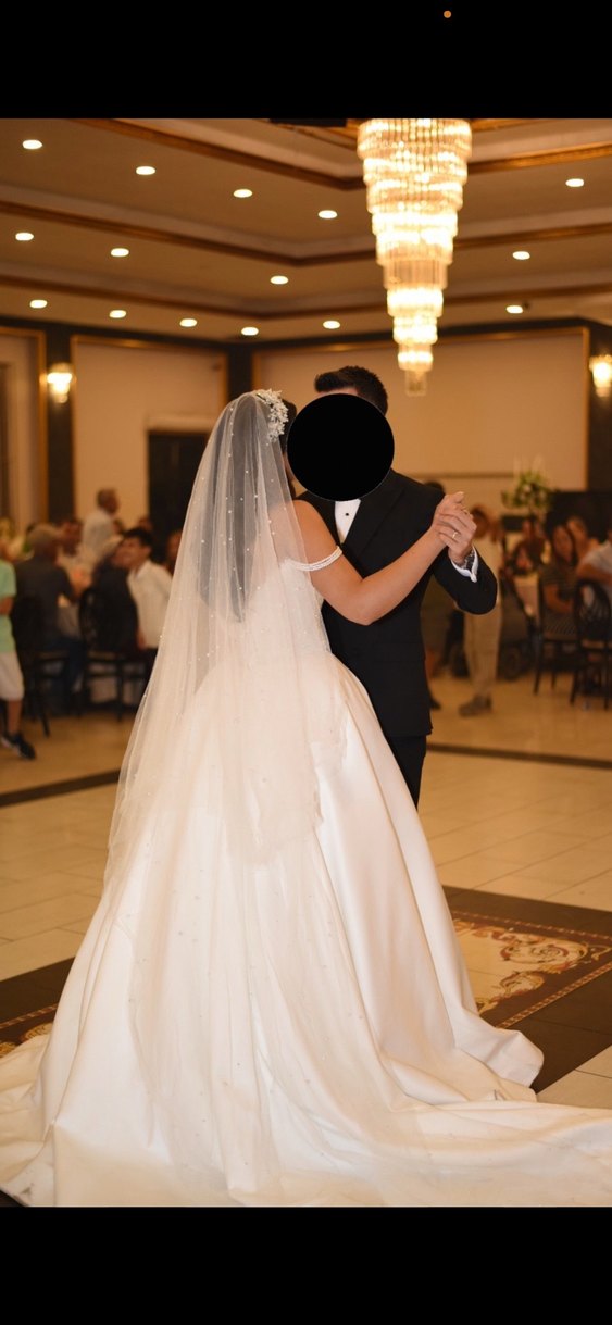 Modern Saten Straplez  Gelinlik - Görsel 4