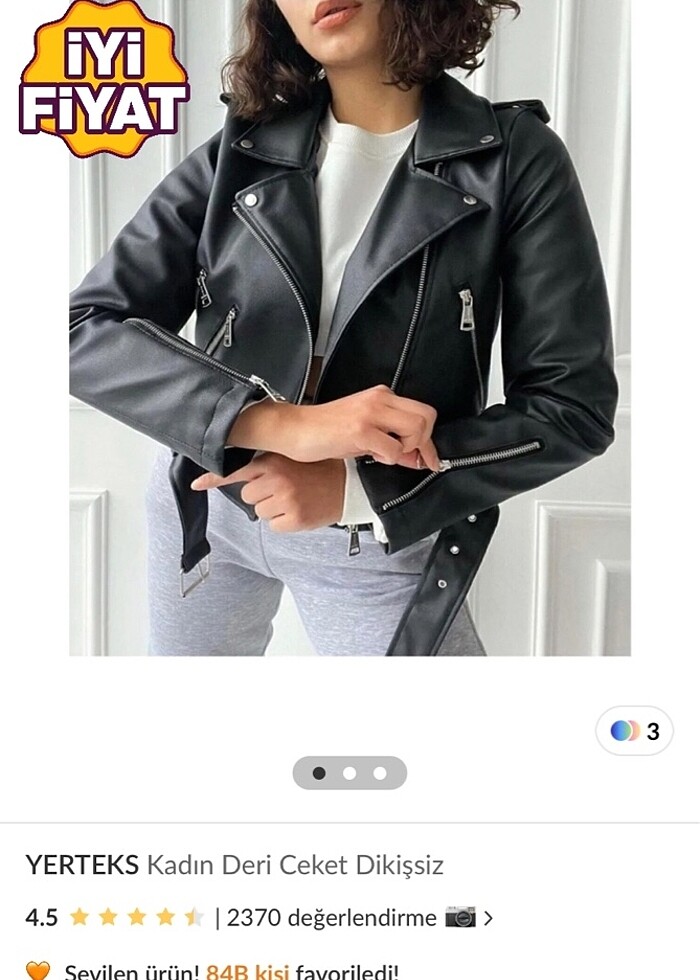 Deri ceket - Görsel 2
