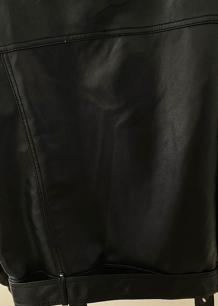 Stradivarius deri ceket - Görsel 5