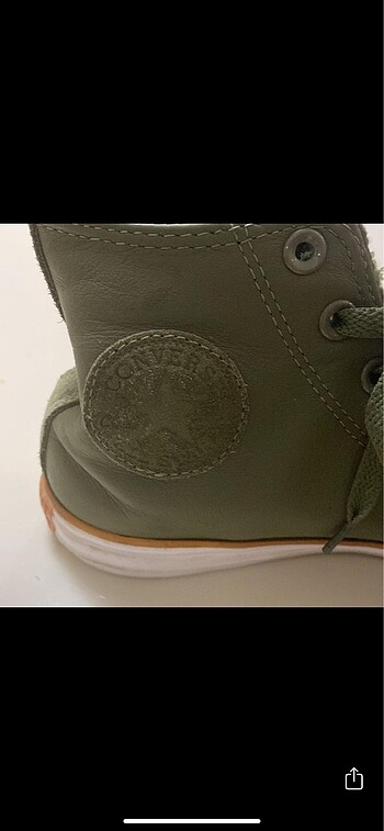 39 Beden haki Renk Converse bot deri