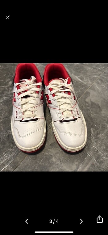 38 Beden beyaz Renk New Balance 550