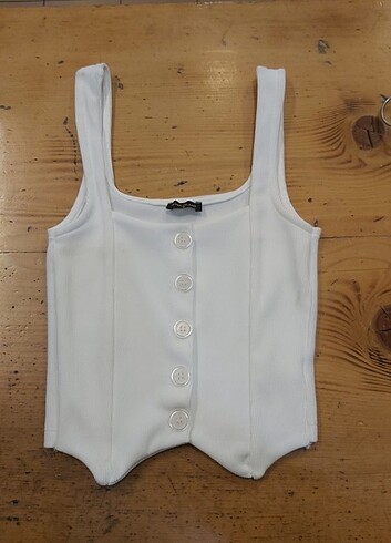 River Island Beyaz Crop 