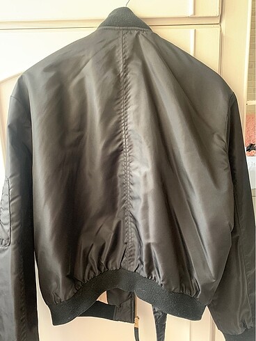 Zara siyah bomber ceket