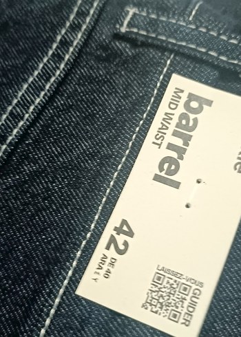 Diğer Lacivert Bol Kesim Midi Kot Pantolon