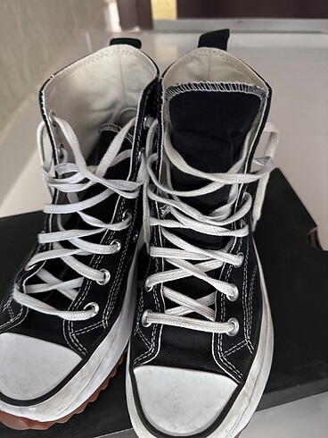 38 Beden siyah Renk converse run star hike ayakkabı 