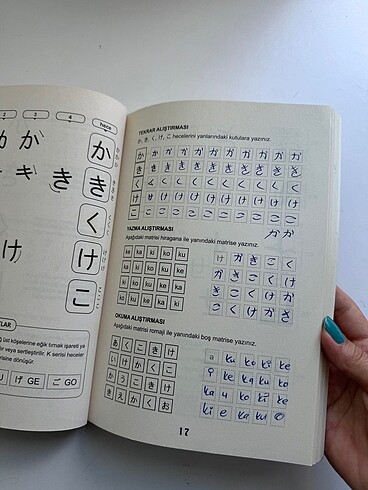 Beden japonca alfabe kitabı