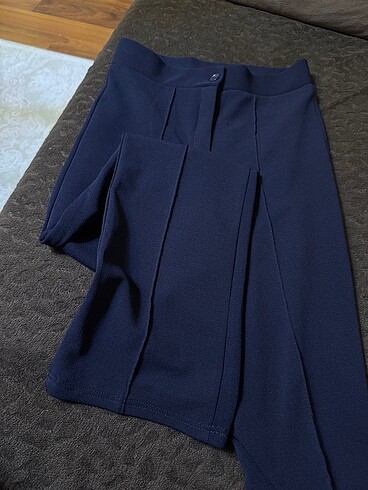 Bol paça kadın kumaş pantalon
