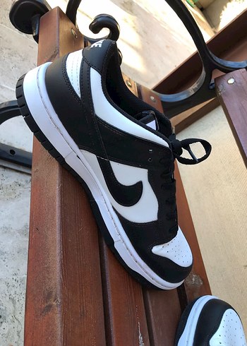 Nike Beyaz-Siyah Bağcıklı erkek Spor Ayakkabı - Görsel 8