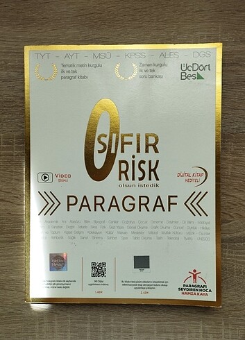 Sıfır risk paragraf