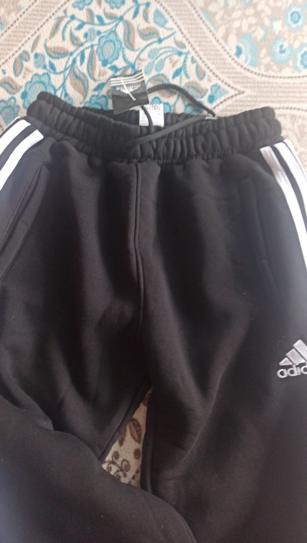 Erkek Siyah Adidas Spor Eşofman Altı - Görsel 5