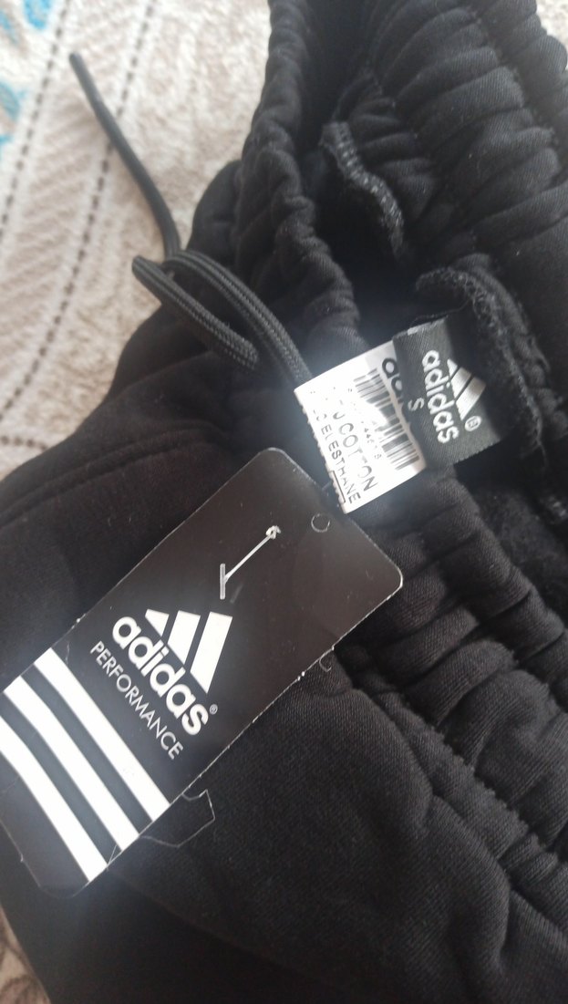 Erkek Siyah Adidas Spor Eşofman Altı - Görsel 3