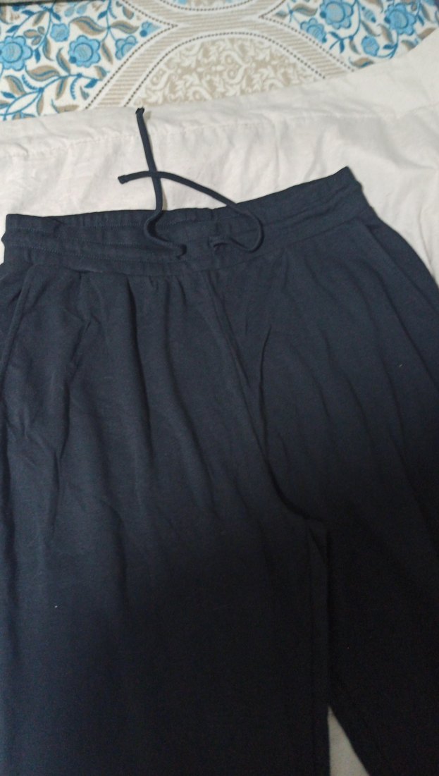 Erkek Mavi Rahat Kesim Pijama Altı - Görsel 2