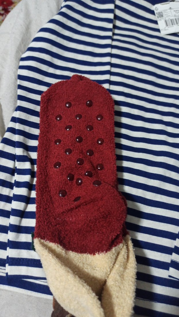 Kız Çocuk Mavi Çizgili Uzun Kollu Tişört - Görsel 5