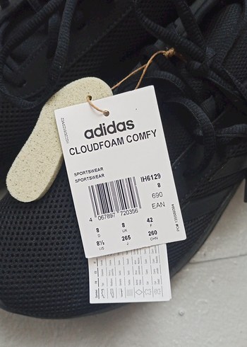 Siyah Bağcıklı Adidas Spor Ayakkabı - Görsel 4