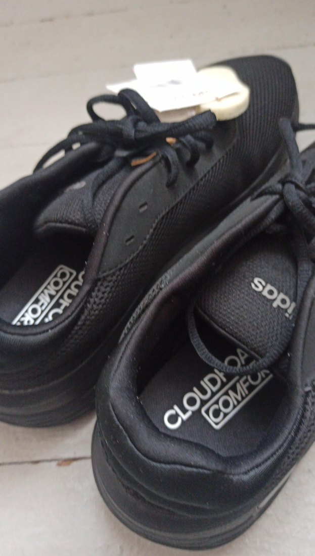 Siyah Bağcıklı Adidas Spor Ayakkabı - Görsel 3