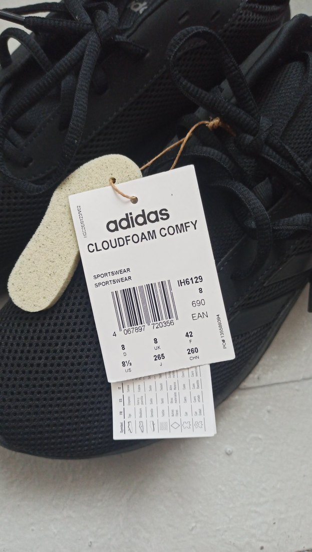 Siyah Bağcıklı Adidas Spor Ayakkabı - Görsel 4