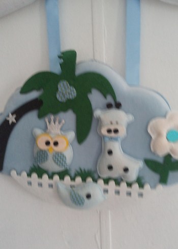 Mavi Bebek Kapı Süsü - Hoşgeldin Bebeğim - Görsel 2